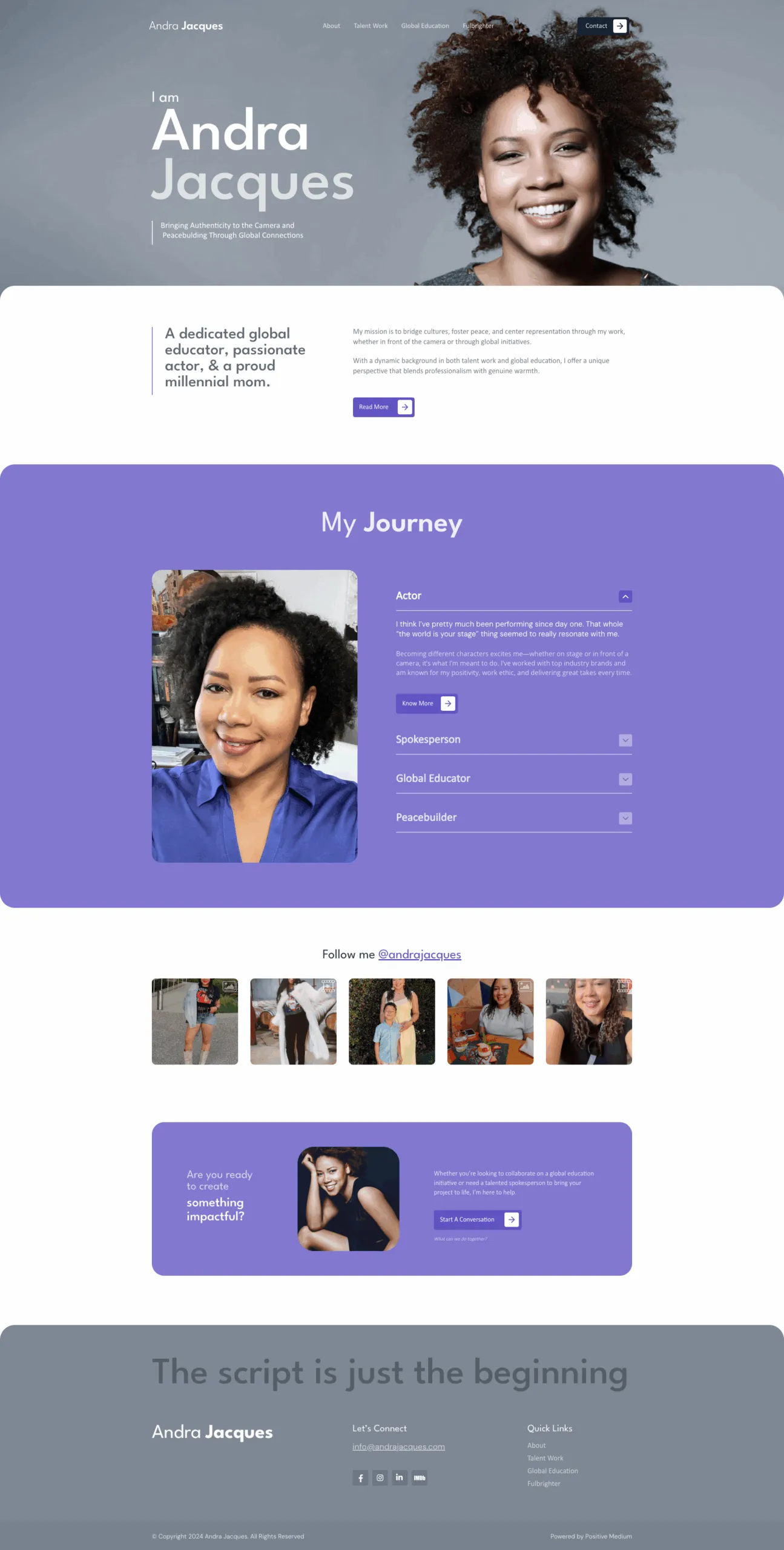 A screenshot of a website